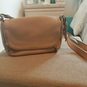 Cute tan Fossil cross-body purse
